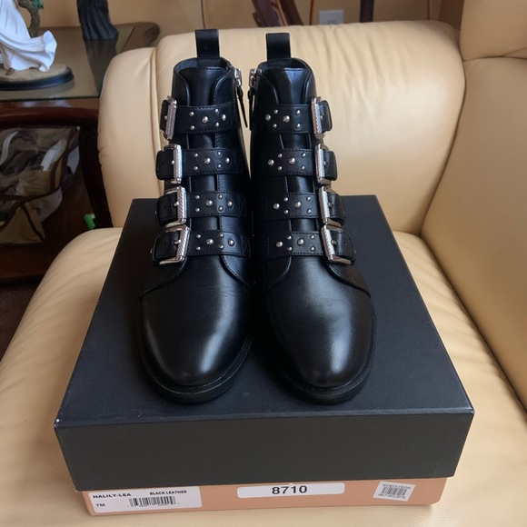 halogen lily buckle bootie